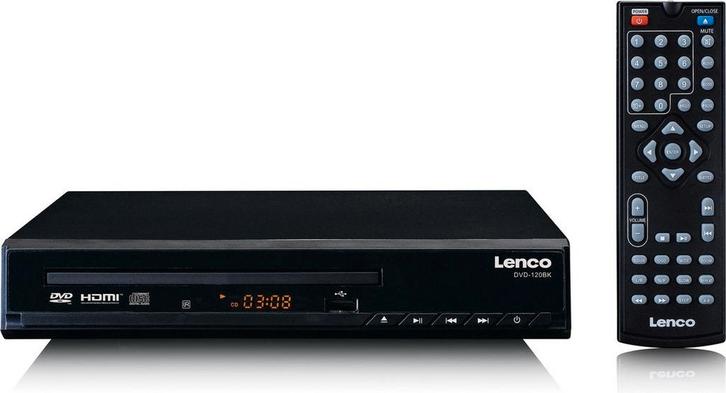 LENCO DVD-120BK - DVD-speler met HDMI en Afstandsbediening, Audio, Tv en Foto, Dvd-spelers, Zo goed als nieuw, Verzenden