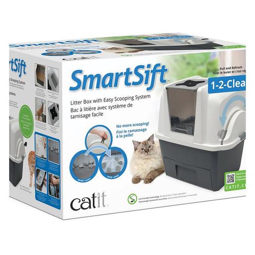 Cat It CA Smart Sift Kattentoilet Incl 4 Afvalzakken, Dieren en Toebehoren, Kattenbakken, Ophalen of Verzenden