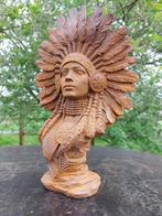 Beeld, heavy cast iron indian statue - 30 cm - Gietijzer