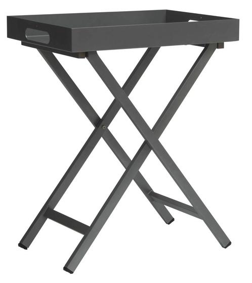 Stern ntafel Aluminium 60x40 cm - Grafiet, Tuin en Terras, Tuintafels, Ophalen of Verzenden