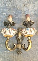 Wandkandelaar - Verguld messing