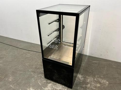 Zwarte Gebaksvitrine Stijlvolle Vitrine voor Taarten, Gebak, Zakelijke goederen, Horeca | Keukenapparatuur, Gebruikt, Koelen en Vriezen