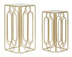 PLANTENHOUDER ARTY SET 2 STUKS CM 34X34X70-29X29X60, Huis en Inrichting, Woonaccessoires | Vazen, Ophalen of Verzenden, Nieuw