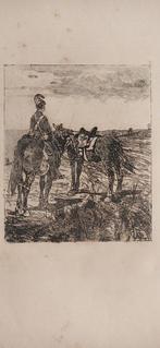 Giovanni Fattori (1825-1908) - Soldato di Cavalleria con Due