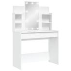 Kaptafel met LED-verlichting 96x40x142 cm wit, Verzenden, Nieuw