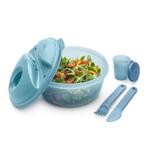 Tupperware Salade Lunchbox, Ophalen of Verzenden, Nieuw, Blauw