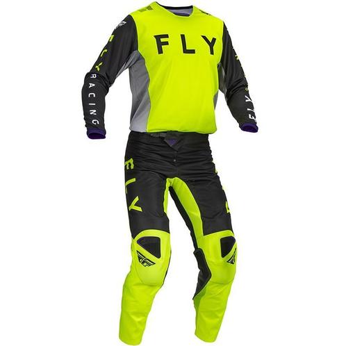 Crosskleding Set Fluo Geel Fly Racing - MAAT 32 / M / L, Motoren, Kleding | Motorkleding, Motorcrosskleding, Heren, Nieuw met kaartje