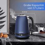 Waterkoker met temperatuurregeling - Retro - met LED - 1.7L, Verzenden, Nieuw