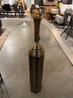 Lirone vaas deco ø20x107cm antiek brons, Huis en Inrichting, Ophalen of Verzenden, Nieuw