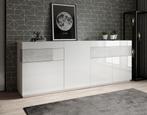 Dressoir Sublime - Wit - Betonlook - 219 cm