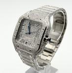 Cartier - Santos de Cartier Custom Diamonds Iced Out -, Nieuw