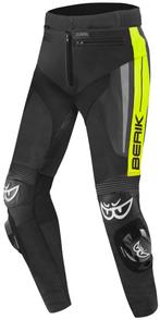 Berik Kendo Zwart Neon Leren Motorbroek, Nieuw met kaartje, Broek | leer, Berik, Heren