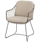 Prego dining tuinstoel rope antraciet taupe Taste 4SO set, Ophalen of Verzenden, Nieuw