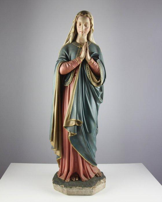 Beeld, Biddende Maria - 81 cm - Gips, Antiek en Kunst, Kunst | Niet-Westerse kunst