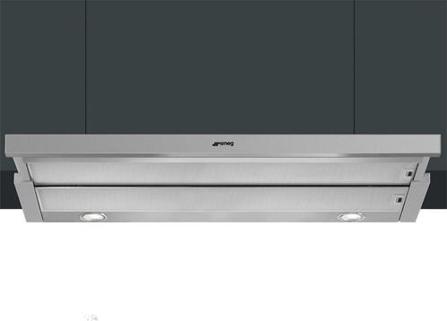 Smeg KSET900XE vlakscherm afzuigkap, Witgoed en Apparatuur, Afzuigkappen, Vrijstaand, Vlakschermkap, Nieuw, Recirculatie, Verzenden