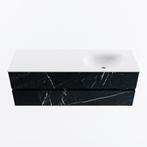 MONDIAZ VICA 140cm badmeubel onderkast Marquina 2 lades., Ophalen of Verzenden, Nieuw, Bad