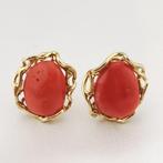 Koraal - Zilver - Oorbellen - Italiaans ambacht