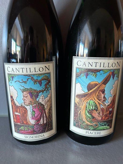 Cantillon - Signorina & Piacere 2021 - 75cl - 2 flessen, Verzamelen, Wijnen
