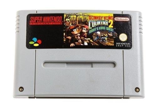 Donkey Kong Country 2 [Super Nintendo], Spelcomputers en Games, Games | Nintendo Super NES, Zo goed als nieuw, Ophalen of Verzenden