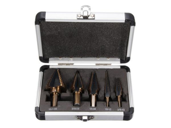 Veiling -  Stappenboor Set 5-delig Titanium Coated, Doe-het-zelf en Verbouw, Gereedschap | Boormachines