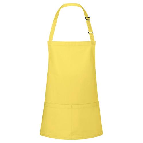 GGM Gastro | KARLOWSKY | Slabbenschort Kort Basic - |, Huis en Inrichting, Keuken | Textiel, Geel, Nieuw, Schort, Verzenden