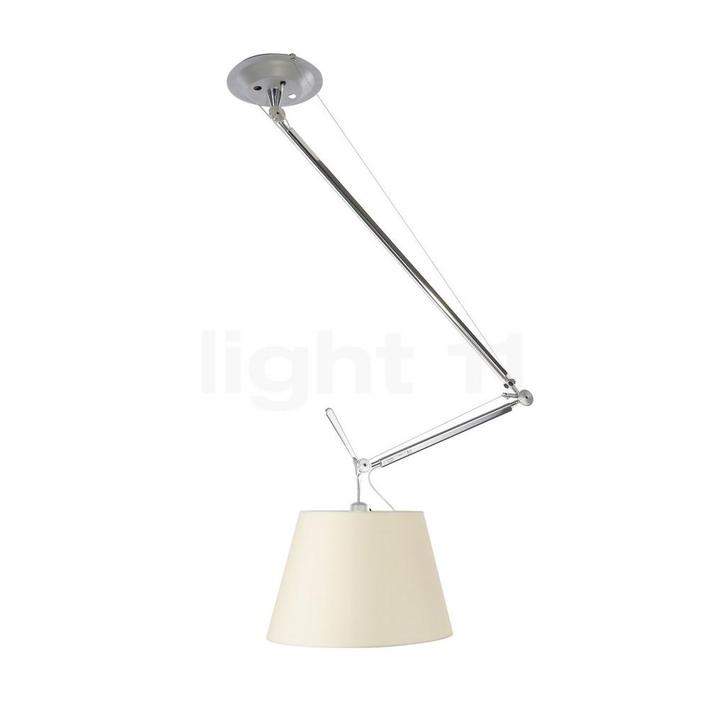 Artemide Tolomeo Sospensione Decentrata, perkament - ø¸32, Huis en Inrichting, Lampen | Hanglampen, Nieuw, Verzenden
