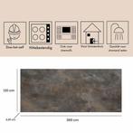 Wandpaneel Isodeco SPC Marmer Plaat 120x260 cm Concrete, Ophalen of Verzenden, Nieuw
