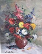 J.J. Foulon (1923-1980) - Kleurrijk bloemen stilleven