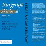 Burgerlijk wetboek boek 1 en 2 set 3 ex / Tekst & Commentaar, Boeken, Verzenden, Gelezen, Prof. mr. Hans Nieuwenhuis