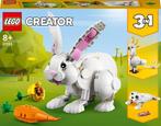 LEGO Creator 3-in-1 Wit Konijn van €34  voor €22 NIEUW, Kinderen en Baby's, Speelgoed | Duplo en Lego, Ophalen of Verzenden, Nieuw