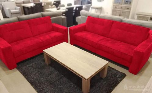 Bankstel Ravello - rechte banken - Rood, Huis en Inrichting, Banken | Bankstellen, Nieuw, Stof