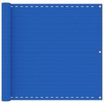 vidaXL Balkonscherm 90x600 cm HDPE blauw, Tuin en Terras, Zonneschermen, Nieuw, Verzenden