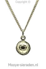 Gouden Voetbal massief ketting hanger, Sieraden, Tassen en Uiterlijk, Kettinghangers, Verzenden, Nieuw