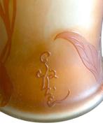 Emile Gallé - Vaas - Glas - H. 46 cm, Antiek en Kunst