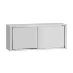 GGM Gastro | RVS wandkast ECO - 1800x400mm - met schuifdeur, Verzenden, Nieuw in verpakking, RVS Meubilair