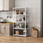 [en.casa] Keukenkast Austrheim open kast 183x90x40 cm wit, Zakelijke goederen, Verzenden