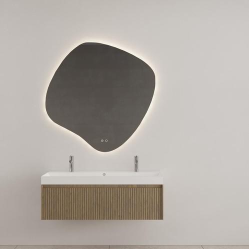 Badkamermeubel Gliss Design Timotheus 140 cm Ash Grey (Keuze, Doe-het-zelf en Verbouw, Sanitair, Bad, Nieuw, Ophalen of Verzenden