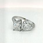 Zonder Minimumprijs - Ring - 14 karaat Witgoud - 3.92ct. tw., Nieuw