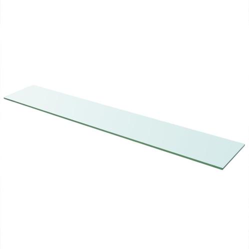 vidaXL Wandschap transparant 110x20 cm glas, Huis en Inrichting, Woonaccessoires | Wandplanken en Boekenplanken, Nieuw, Verzenden