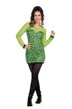 Panterjurk Neon Groen, Kleding | Dames, Ophalen of Verzenden, Nieuw