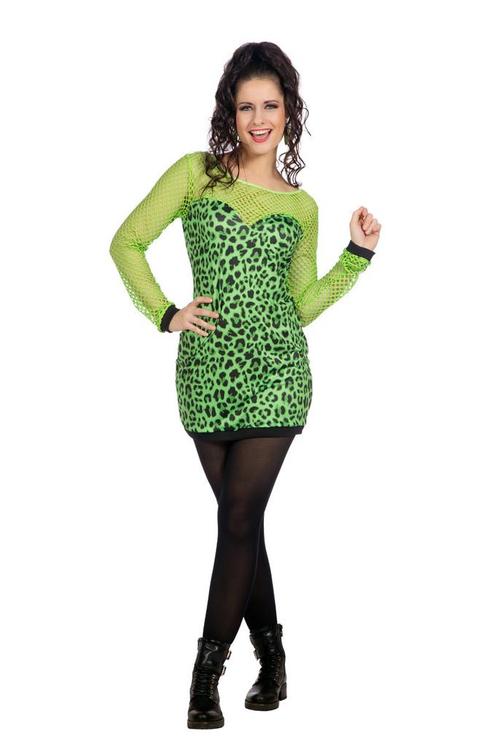 Panterjurk Neon Groen, Kleding | Dames, Carnavalskleding en Feestkleding, Nieuw, Ophalen of Verzenden