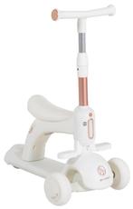Byox Velvet Royal White 2-in-1 Step/Loopfiets 112285, Kinderen en Baby's, Speelgoed | Buiten | Voertuigen en Loopfietsen, Verzenden