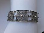 Zilver - Armband - Art Nouveau filigraan, Antiek en Kunst