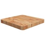 vidaXL Tafelblad vierkant 40x40x4 cm massief eikenhout, Verzenden, Nieuw
