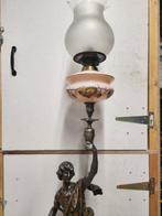 Olielamp - Zinklegering, Spelter, Glas, Keramiek, Brons... -, Antiek en Kunst