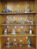 Kavel miniaturen: 10 x zilver, 5 x verzilverd - Miniatuur