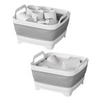 ProPlus Opvouwbare afwasteil met afvoerstop - 30 x 30 x 2..., Huis en Inrichting, Keuken | Keukenbenodigdheden, Ophalen of Verzenden