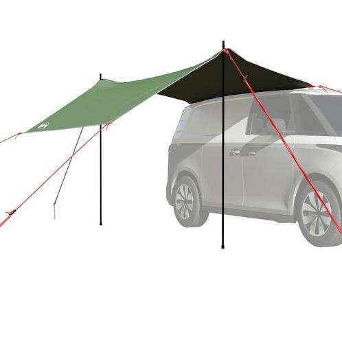 vidaXL Autotent waterdicht groen, Caravans en Kamperen, Tenten, Nieuw, tot en met 2, Verzenden