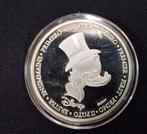 Uncle Scrooge - 1 First Euro Silver-Plated Coin, Nieuw