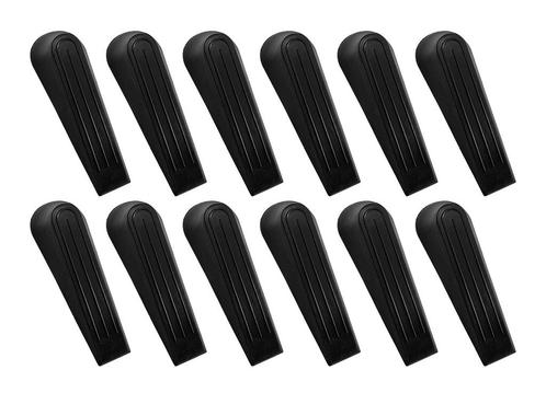 Set van 12 eenvoudige rubber deurstoppers (zwart rubber), Huis en Inrichting, Woonaccessoires | Overige, Nieuw, Ophalen of Verzenden